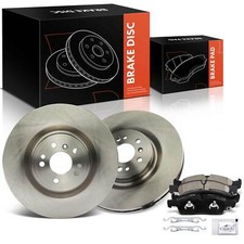 6Pcs Front Disc Brake Rotors & Brake Pads for Mercedes-Benz GL350 GLS450 ML350