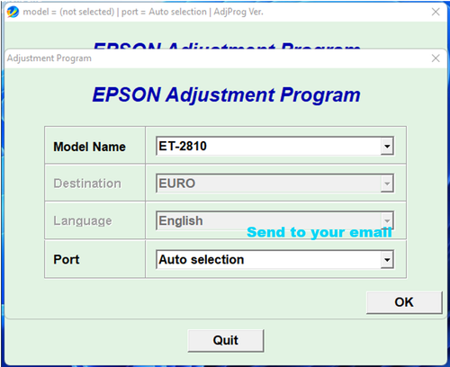 Reset Epson ET2803 ET2805 ET2800 Comp.✓waste ink pad counter reset- 1Pc  email | eBay