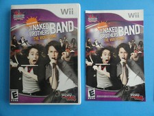 NO GAME- NINTENDO WII THE NAKED BROTHERS BAND - CASE & MANUAL ONLY -NO GAME DISC