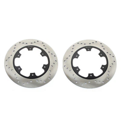 pr Yamaha XTZ 750 XTZ750 Super Tenere 1989-2000 2x Disques de frein Avant 245mm - Photo 1/4
