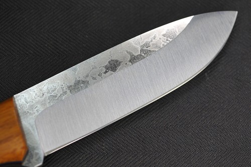 Fiddleback Forge Bushcrafter Sr. by Andy Roy .205" A2 Blade, Full Osage Wood - Picture 6 of 13
