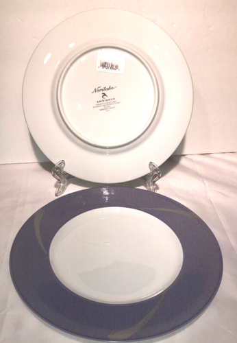 Noritake Ambience 2 - Violet 9 1/2” Accent Plates / luncheon new never used - Picture 3 of 3