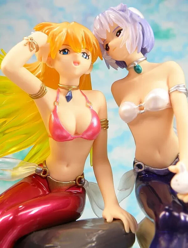 Neon Genesis Evangelion Extra Mermaid Figure 2 Set Asuka Rei
