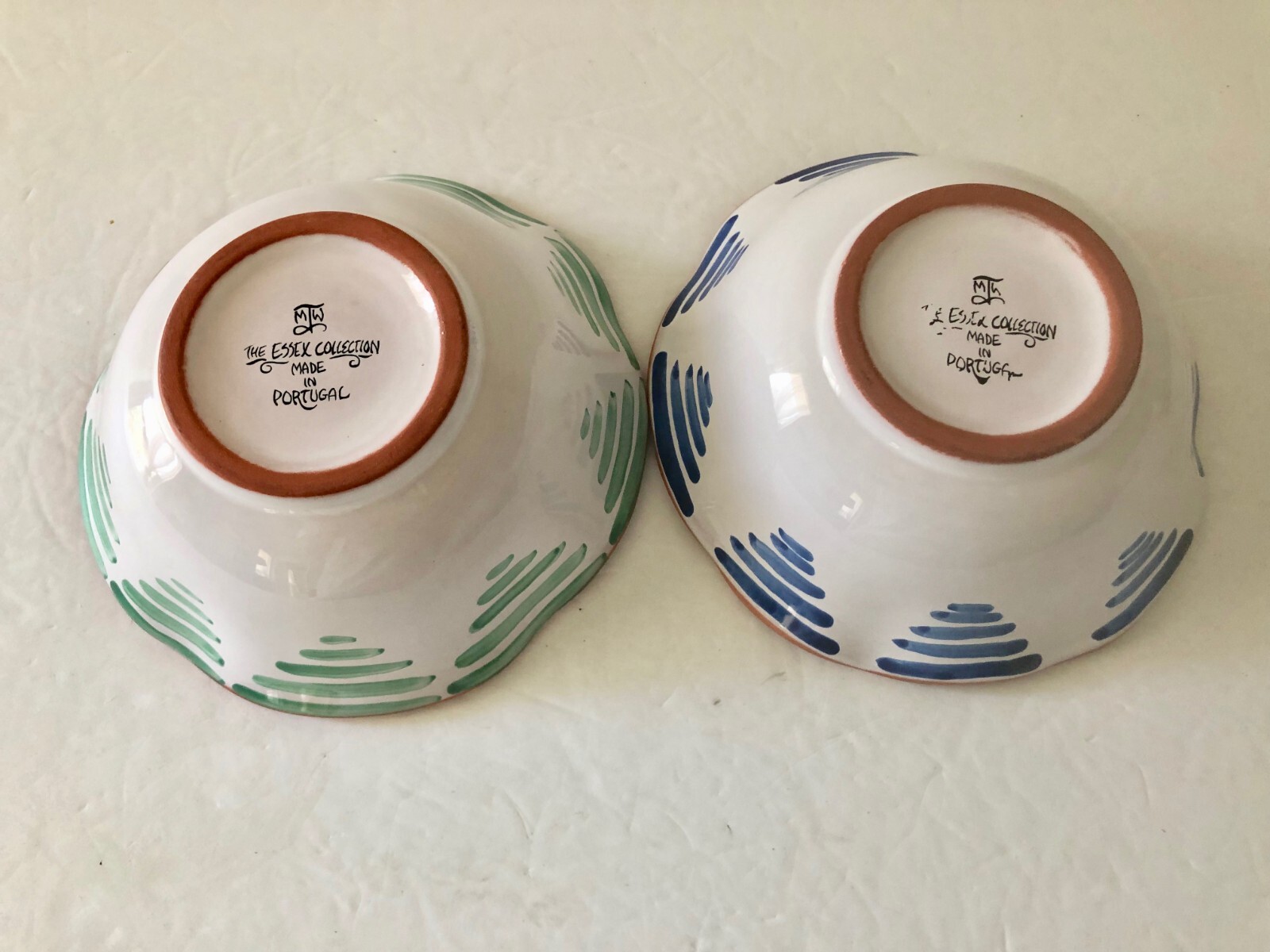 Vintage The Essex Collection Bowls Made In Portugal Hand Painted eBay