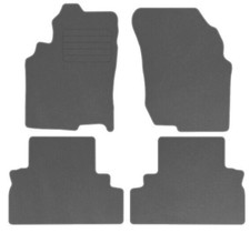 Veloursfußmatten für Nissan Almera Tino Bj. 2000 - 2006 Automatten NEU GRAU PREM