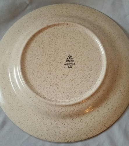 SET OF 4 HOMER LAUGHLIN STRAWBERRY DINNER PLATES 10" - Picture 2 of 2