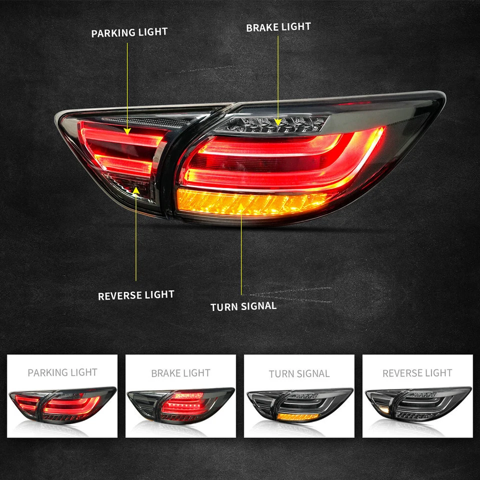 Lámpara de montaje trasera de freno 2 piezas LED para Mazda CX-5 2012-2016 Foto 4 de 4