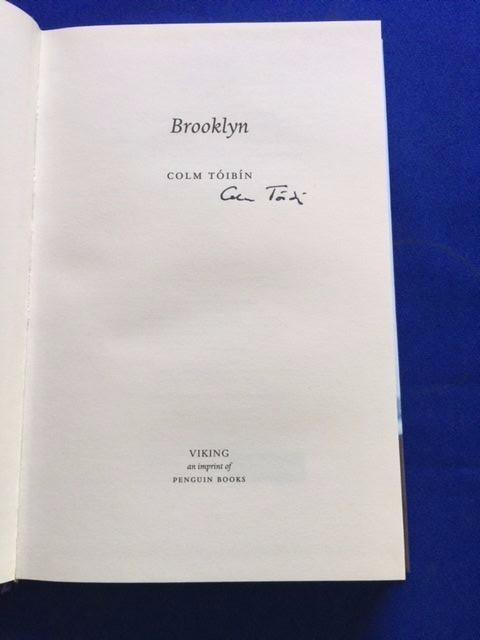 BROOKLYN - FIRST EDITION SIGNED BY COLM TOIBIN | eBay
