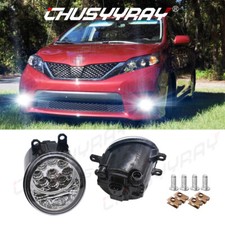 Fog Lights Kit For Toyota Corolla 2011 2012 2013 W Led Drl Bezel Wires Bulbs