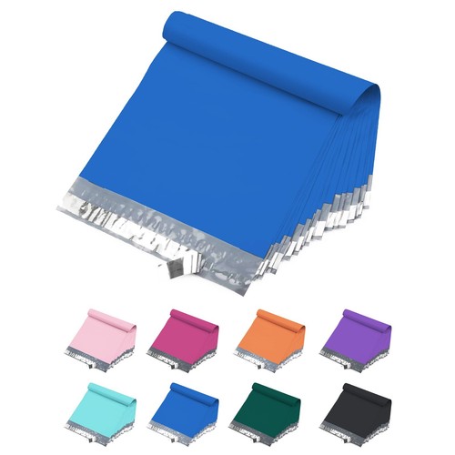 Yens 14.5X19 M7-500pcs POLY MAILERS SHIPPING ENVELOPES PLASTIC BAGS-Blue - Afbeelding 2 van 3