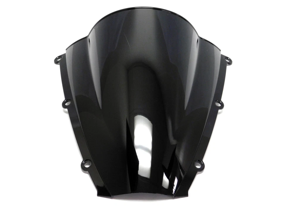 Parabrisas ABS negro doble burbuja para Honda CBR600RR 2003-2004 Foto 3 de 4