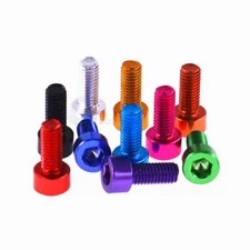 Socket Cap Head Screws M4 6-30mm Color Aluminum Alloy Allen Hex Machine Bolts