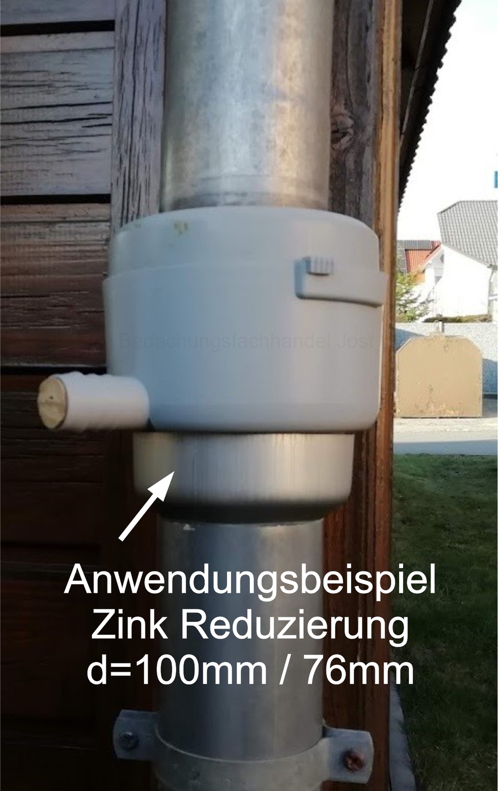 Fallrohr Reduzierung 100 75