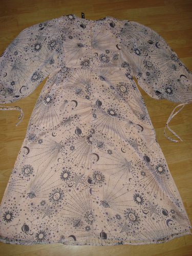 INFLUENCE PINK POLYESTER LINED ZIP TIE CUFF LONG SLEEVE UK 12 - Picture 5 of 17