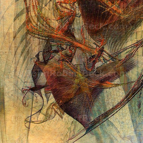 Tarjeta de arte ACEO firmada impresión abstracta (2,5" x 3,5") Don Quijote (Hombre de la Mancha) - Imagen 5 de 7
