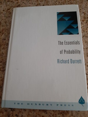 THE ESSENTIALS OF PROBABILITY By Richard T. Durrett - Hardcover NEW