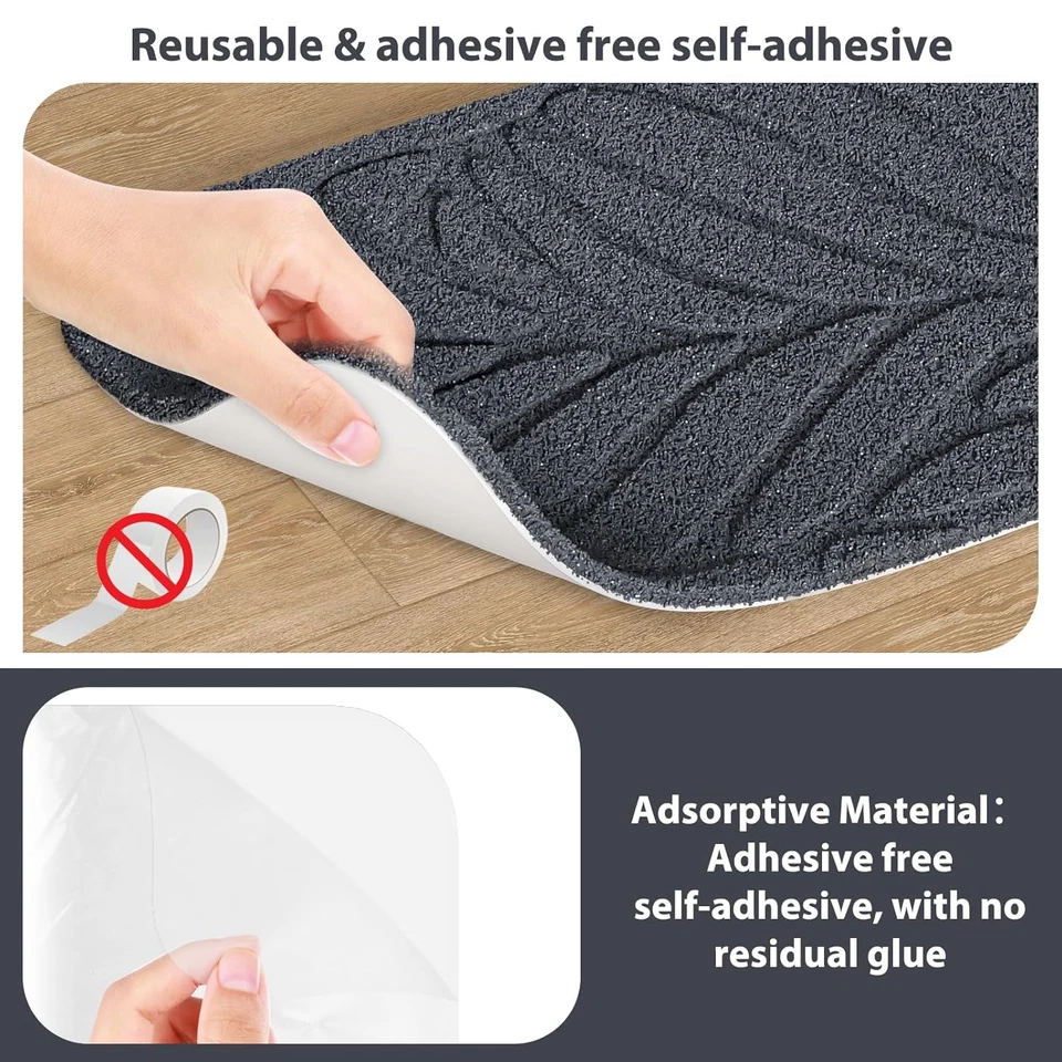 15 piezas de peldaños de escalera antideslizantes para peldaños de madera peldaños de escalera alfombra interior, 8 * 30 pulgadas Foto 4 de 4