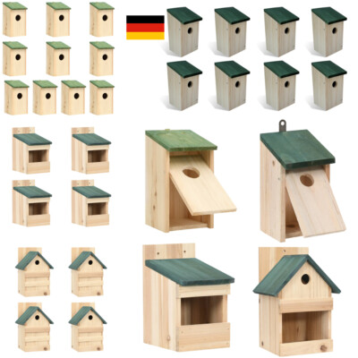 4/8/10er Set Nistkasten,Brutkasten Vogelhaus aus Holz für Vögel Vogel Nisthilfe
