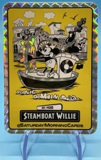 Saturday Morning Cards, SMC Steamboat Willie Prism Vending Machine Style Sticker