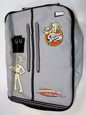 Frigo Cheese Heads Cheeseheads Gray Insulated Nylon Zipper Lunch Bag w Handle