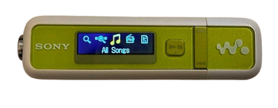 ポータブルプレーヤー Walkman nw-e042 nw-e025f Sony Walkman NW-E025F 2GB Green Digital Music Player Japan Used