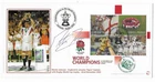 GB 2003 Rugby World Champions FDC Signed Martin Johnson