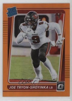 2021 Donruss Optic Rated Orange Prizm 43/199 Joe Tryon-Shoyinka Rookie RC 15ej