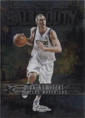 2025-26 Topps Chrome Ball of Duty Dirk Nowitzki Mavericks #BD-17