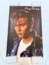 1990 Cry Baby Original 22.5x34.5” Poster Scorpio Unused John Waters Johnny Depp