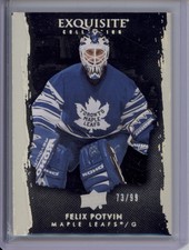 2023-24 Exquisite Felix Potvin Exquisite Black SP /99
