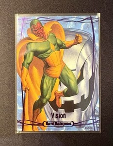 Vision 2016 Upper Deck Marvel Masterpieces Card #66 Epic Purple /199