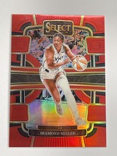 2024 Panini Select WNBA Lynx Diamond Miller Concourse Red Prizm /149 #25
