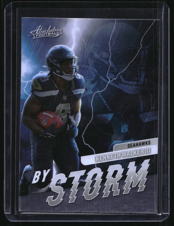 2022 Panini Absolute By Storm #BST-14 Kenneth Walker III Seahawks