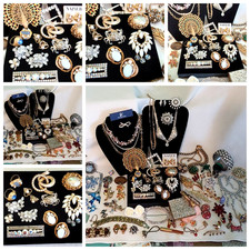 Vintage Designer Rhinestone Jewelry Lot Juliana, Barclay, Haskell, D'Ver NY, +