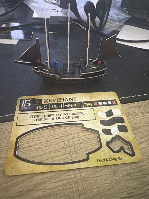 Wizkids Pirates of the Spanish Main - REVENANT USED NO FLAG