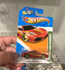 Hot Wheels Treasure Hunts 2012 Ferrari 430 Scuderia *card in rough shape*