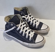 Converse Chuck Taylor All Star High Top Navy Canvas Sneakers Mens 5Women 7EU37.5