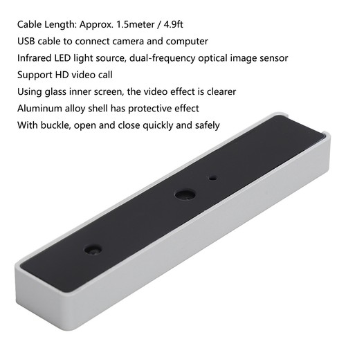 Camera Infrared Facial Recognition External Type Hd Video Call Webcam Comp DE - Bild 20 von 24
