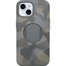 OtterBox Symmetry Case Iron Camo for iPhone 15/14/13, MagSafe Compatible