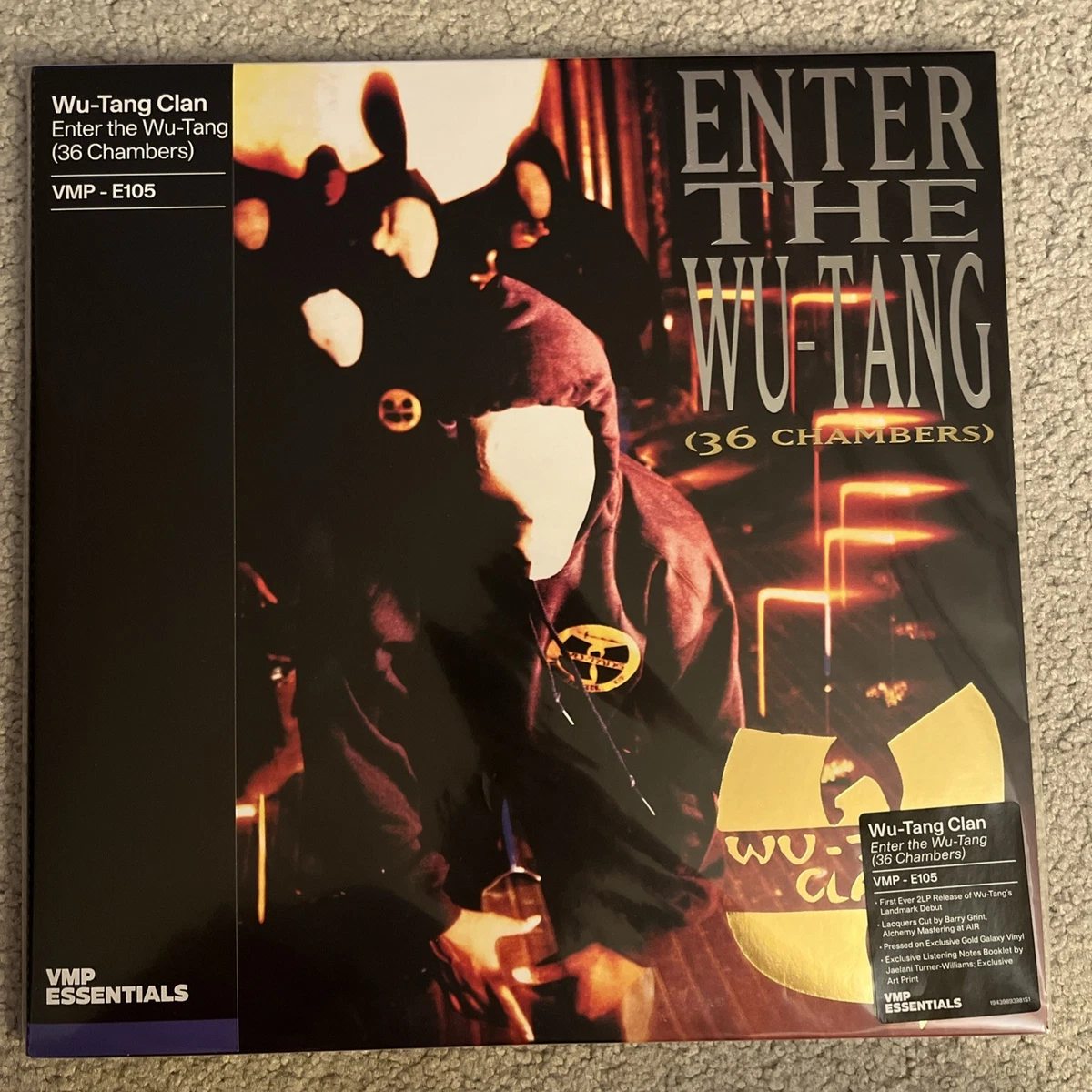Enter The Wu-Tang Clan 36 Chambers - NM 2 x Vinyl Me Please Gold
