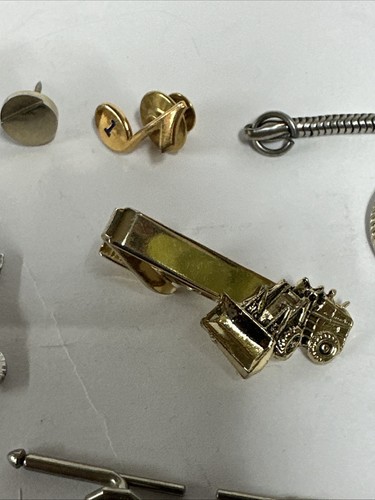 Vintage Menge 20 Krawattenklammer Bar, Manschettenknöpfe, Playboy Pin, Pin & Schlüsselanhänger - Bild 4 von 14
