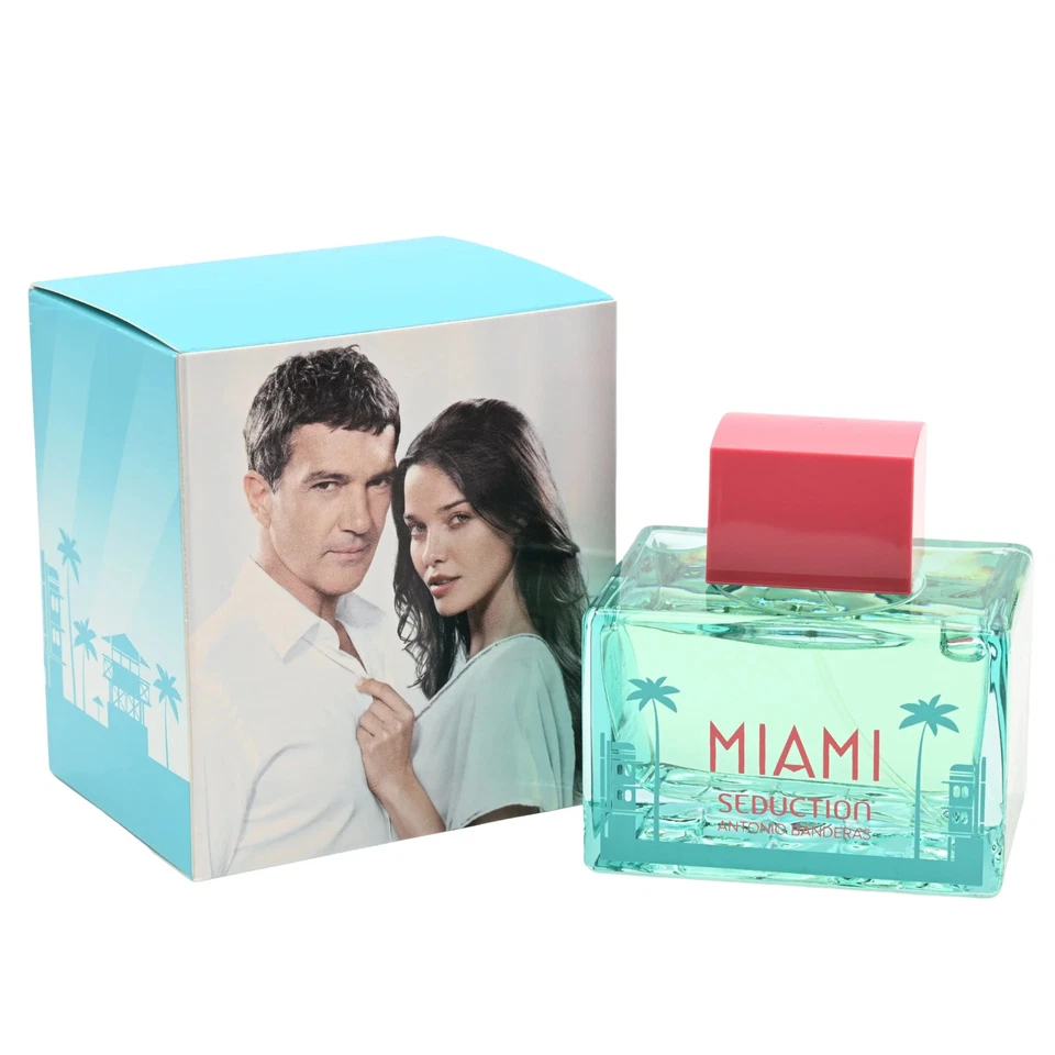 Miami Seduction por Antonio Banderas para mujer EDT 2,7 oz nuevo en caja Foto 4 de 4