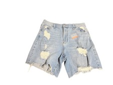Light blue Jean shorts SO Goods for Life size 13/31W Super high rise dad shorts