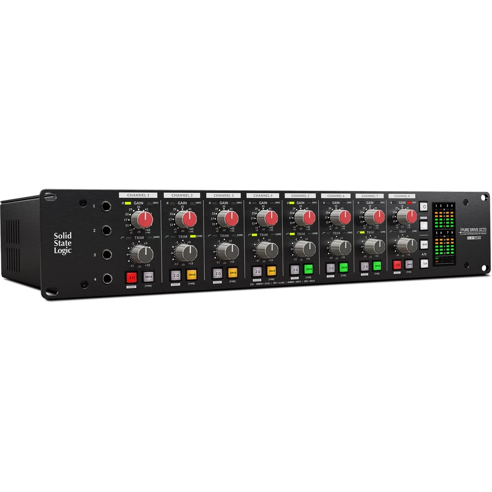 Preamplificador de micrófono octo Solid State Logic SSL Pure Drive Foto 2 de 4