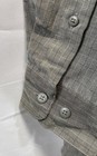 Vintage 80s Pierre Cardin Men's Olive Basketweave Button Up Shirt Sz M 15-15.5 — photo 5