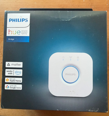 Philips Hue Bridge Smart Home Hub Alexa Google HomeKit Wi-Fi White 929001180643