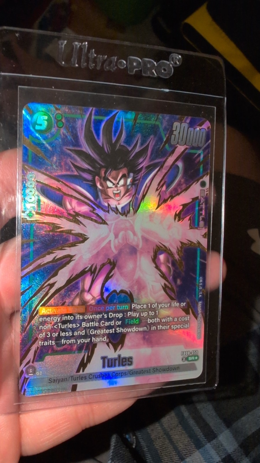 Turles - FB08-059 (Alternate Art) Saiyan's Pride Super Rare FB08-059