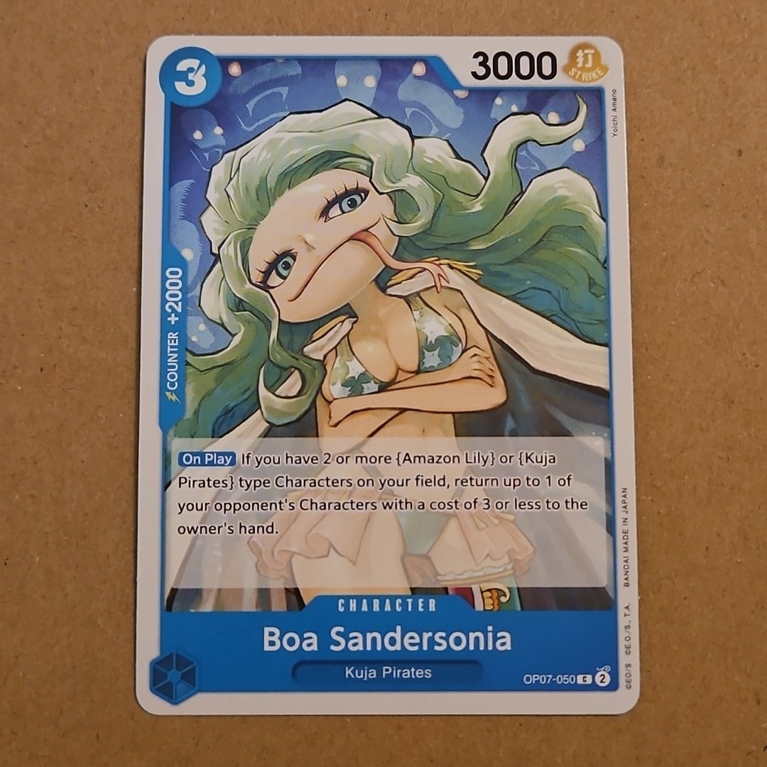 One Piece Boa Sandersonia (OP07-050/201) OP07 500 Years in the Future NM TCG CCG