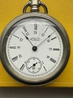 American Waltham Mechanical Pocket Watch Silver Roman Numerals Vintage