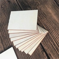 10X Holz BläTter Rechteck Holz StüCke FüR Diy GebäUde Handwerk Material